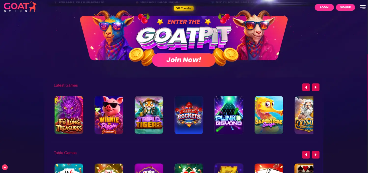 goatspins-main-page